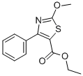 2-METHOXY-4-PHENYL-5-THIAZOLECARBOXYLIC ACID ETHYL ESTER Struktur