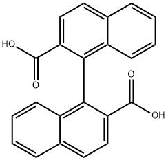 1,1'-Bi[2-naphthoic acid] Struktur