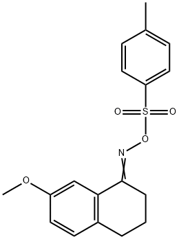 3,4-DIHYDRO-7-METHOXY-2H-1-NAPHTHALENONE-O-TOSYLOXIME Struktur