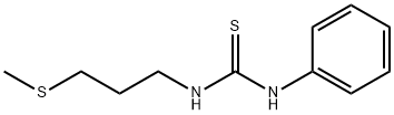 3-[3-(Methylsulfanyl)propyl]-1-phenylthiourea Struktur