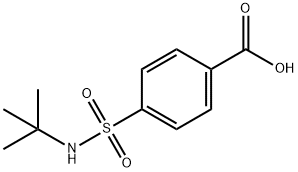 4-[(TERT-BUTYLAMINO)SULFONYL]BENZOIC ACID Struktur