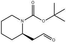 (R)-1-Boc-2-(2-Oxoethyl)Piperidine Struktur