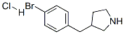 3-(4-bromobenzyl)pyrrolidine hydrochloride Struktur