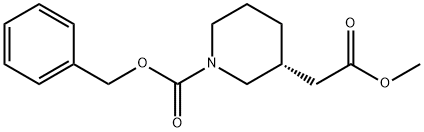 (R)-1-Cbz-3-Piperidineacetic Acid Methyl Ester Struktur