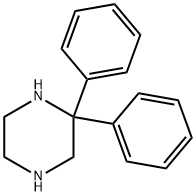 2,2-Diphenylpiperazine Structure