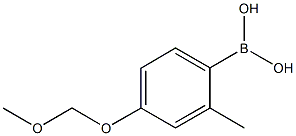 2-Methyl-4-(methoxymethoxy)phenylboronic acid Struktur