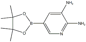 2,3-Diaminopyridine-5-boronic acid, pinacol ester Struktur