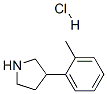 3-(2-Methylphenyl)Pyrrolidine Hydrochloride Struktur