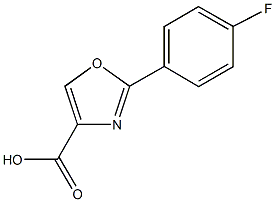 2-(4-Fluorophenyl)-1,3-oxazole-4-carboxylic acid Struktur