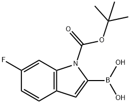 1H-Indole-1-carboxylic acid, 2-borono-6-fluoro-, 1-(1,1-dimethylethyl) ester price.