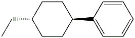 trans-4-ethylcyclohexylbenzene Struktur