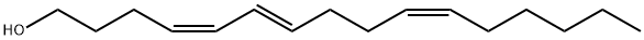 (E,Z,Z)-4,6,10-Hexadecatrien-1-ol Struktur