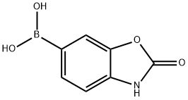 2-Oxo-2,3-dihydrobenzo[d]oxazol-6-yl-boronic acid Struktur