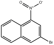 3-bromo-1-nitronaphthalene Struktur