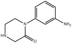 1-(3-Aminophenyl)piperazin-2-one Struktur