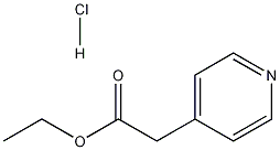 Ethyl 4-Pyridylacetate Hydrochloride Struktur