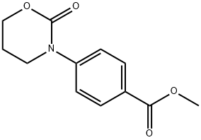 Methyl 4-(2-oxo-1,3-oxazinan-3-yl)benzoate Struktur