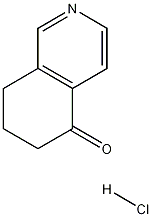 7,8-dihydroisoquinolin-5(6H)-one, hydrochloride Struktur