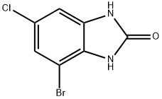 4-Bromo-6-chloro-1H-benzo[d]imidazol-2(3H)-one Struktur