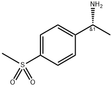 Benzenemethanamine, .alpha.-methyl-4-(methylsulfonyl)-, (.alpha.R)- Struktur