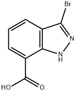 1H-INDAZOLE-7-CARBOXYLIC ACID, 3-BROMO- price.