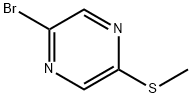 2-BROMO-5-(METHYLTHIO)PYRAZINE Struktur