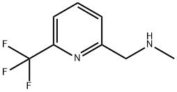 N-methyl-1-(6-(trifluoromethyl)pyridin-2-yl)methanamine Struktur