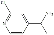 2-Chloro-4-(1-amino)ethylpyridine Struktur