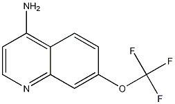 4-Amino-7-trifluoromethoxyquinoline Struktur