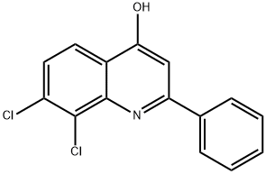 7,8-DICHLORO-2-PHENYL-4-QUINOLINOL Struktur