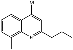 8-METHYL-2-PROPYL-4-QUINOLINOL Struktur