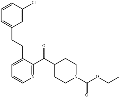 4-[[3-[2-(3-Chlorophenyl)ethyl]-2-pyridinyl]carbonyl]-1-piperidinecarboxylic Acid price.