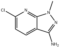 6-chloro-1-methyl-1H-pyrazolo[3,4-b]pyridin-3-amine Struktur