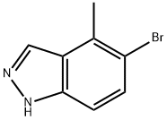 5-Bromo-4-methyl-1H-indazole Struktur