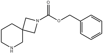 benzyl 2,6-diazaspiro[3.5]nonane-2-carboxylate Struktur