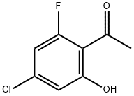 1-(4-CHLORO-2-FLUORO-6-HYDROXYPHENYL)ETHANONE Struktur