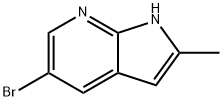 5-Bromo-2-methyl-1H-pyrrolo[2,3-b]pyridine Struktur