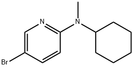 5-Bromo-N-cyclohexyl-N-methylpyridin-2-amine Struktur