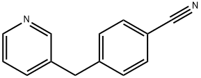 4-(PYRIDIN-3-YLMETHYL)BENZONITRILE Struktur