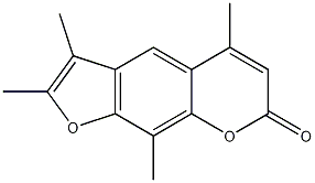 2,3,5,9-tetramethyl-7H-furo[3,2-g][1]benzopyran-7-one