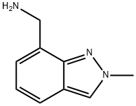 7-Aminomethyl-2-methylindazole Struktur