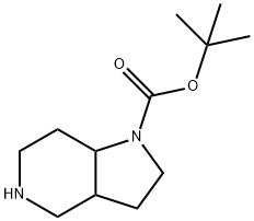 Octahydro-pyrrolo[3,2-c]pyridine-1-carboxylic acid tert-butyl ester Struktur