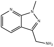 3-Aminomethyl-1-methyl-1H-pyrazolo[3,4-b]pyridine Struktur