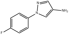 1-(4-fluorophenyl)-1H-pyrazol-4-amine Struktur