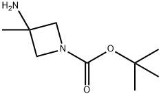 3-Amino-1-Boc-3-methyl-azetidine Struktur