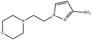 1-(2-Morpholinoethyl)-1H-pyrazol-4-amine Struktur