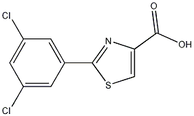 2-(3,5-Dichlorophenyl)thiazole-4-carboxylic acid Struktur