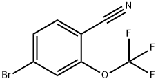 4-Bromo-2-(trifluoromethoxy)benzonitrile Struktur