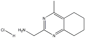 5,6,7,8-Tetrahydro-4-methyl-2-quinazolinemethanaminehydrochloride Struktur