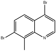 4,7-Dibromo-8-methylquinoline, 1189105-53-0, 結(jié)構(gòu)式